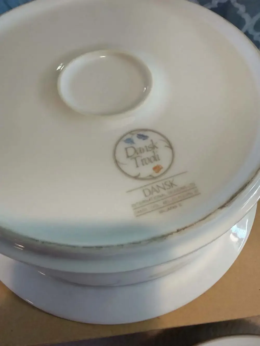 Dansk Tivoli Belles Fleurs 2 Quart Covered Casserole & Serving Bowls Set
